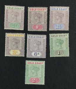 MOMEN: GOLD COAST SG # 1898-1902 MINT OG H/2NH £110++ LOT #6743