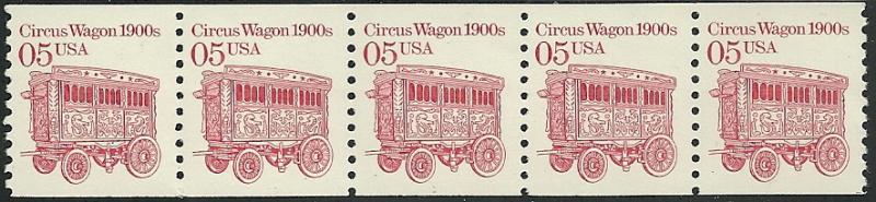 US - 2452a- MNH - P# Strip - SCV-2.25