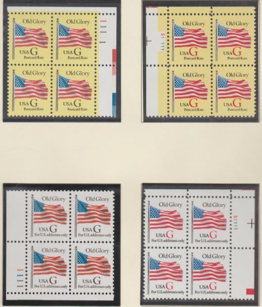 U.S. Scott #2276-2897 Stamps - Mint NH Plate Block Set - See Pictures