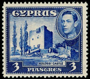 CYPRUS SG156a, 3pi ultramarine, NH MINT. 