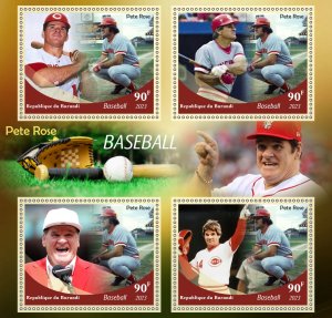 Stamps. Baseball  2023 year,  1+1 sheets  perforated MNH** NEW