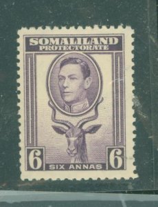 Somaliland Protectorate #89 Mint (NH) Single (King)
