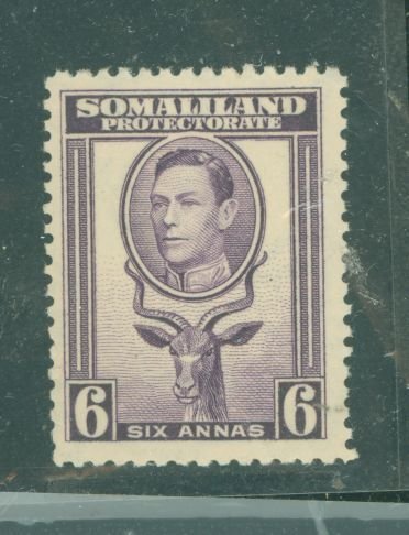 Somaliland Protectorate #89 Mint (NH) Single (King)