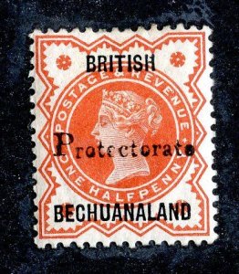 1890  Bechuanaland  Sc #51 mlh*cv. $225 ( 9536 BCXX )