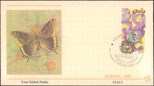 Italy, Worldwide First Day Cover, Butterflies, Europa