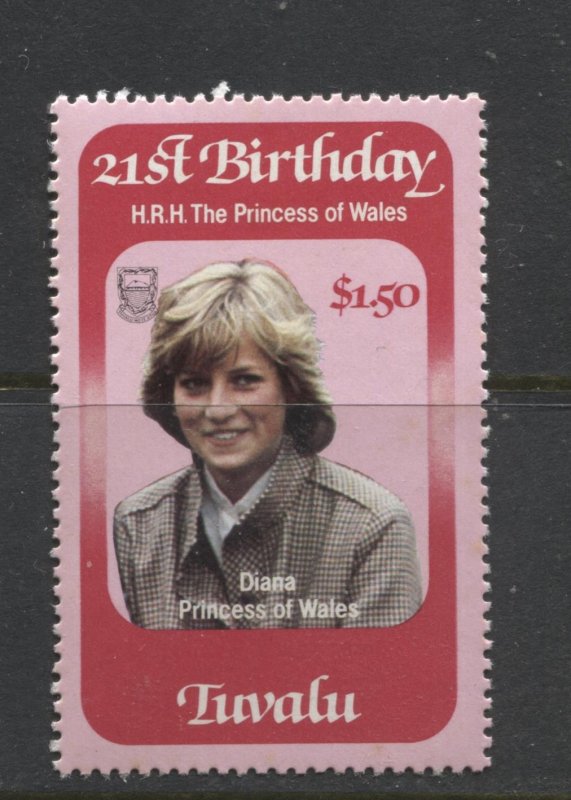 STAMP STATION PERTH Tuvalu #172 Princess Diana 21st Birthday MNH 1982