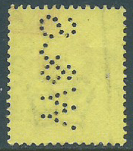 Great Britain, Sc #115, 3d Used-Perfin