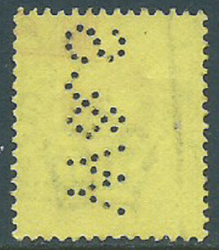 Great Britain, Sc #115, 3d Used-Perfin