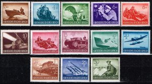 Germany 1944,Sc.#B257-69 MNH, Day of the Wehrmacht: Heroes' Memorial Day