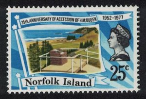 Norfolk Royal Silver Jubilee 1977 MNH SC#218 SG#196