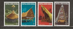 Papua New Guinea Scott catalog # 319-322 Unused Hinged