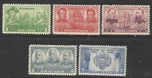 USA #790-794 MNH Full Set of 5