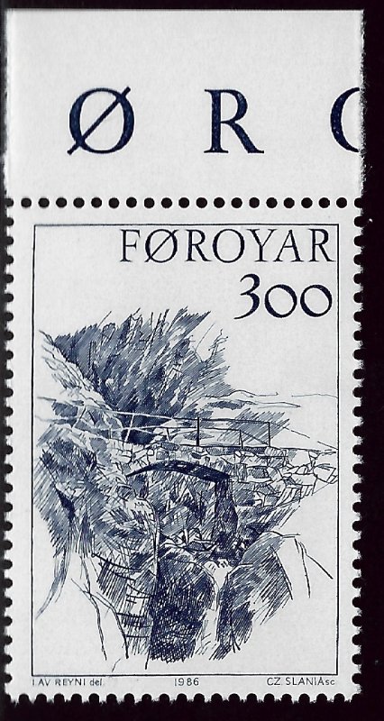 Faroe Islands SC#150 Mint VF SCV$1.90...Faroe Islands are Magical!