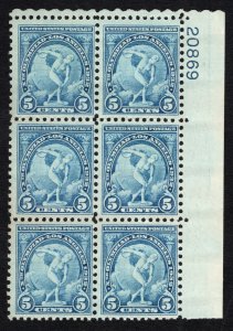 MNH 1932 5c L.A. Olympics Stamp PNB+2, Scott #719**