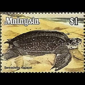 MALAYSIA 1979 - Scott# 179 Turtle $1 NH