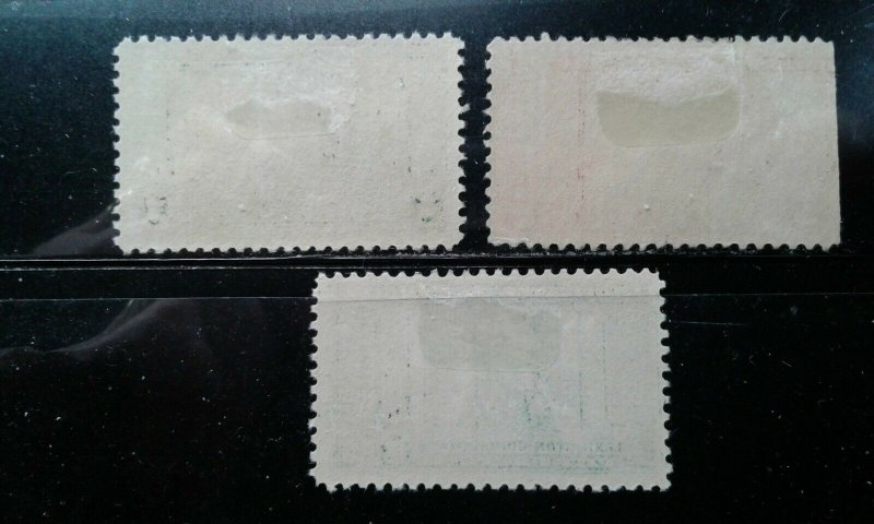  US #617-19 mint hinged e198.4955