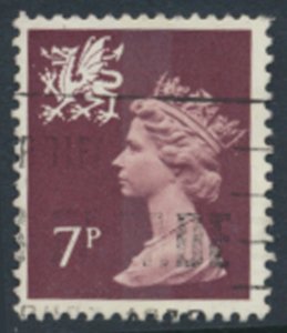 GB Wales   SC# WMMH8  SG W23  Used 1 center band see details & scans