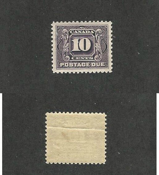 Canada, Postage Stamp, #J5 Mint NH Crease, 1928 Postage Due