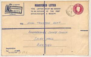 W125 1951 GB Hants *Christchurch* Registered Stationery RP69H {samwells-covers}