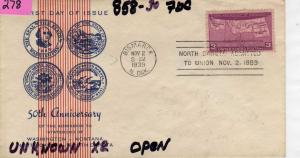 #858-30, FDC, UNK, CV=$15.00, (2012)