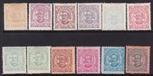 Timor 1893-1894 SC 22-3 /Mun 26-37 Mint Set 