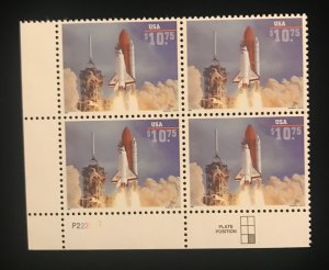 2544A Plate Block of 4, MNH, Express Mail