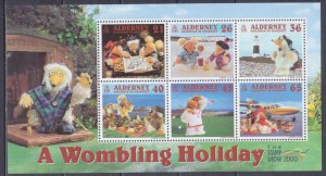 2000 Alderney 151-156/B7 A Wombling Holiday 7,50 €