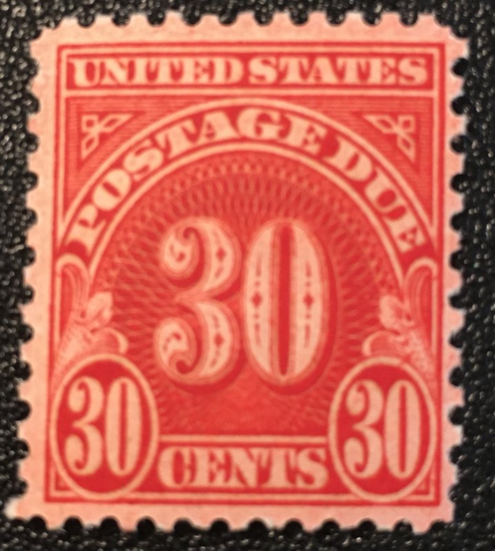 J85 a, Postage Due 30c, 11 x 10 1/2 perf., MNH single, Vic's Stamp Stash