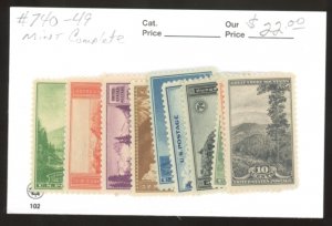 U.S. #SET/MIXED CONDITION 