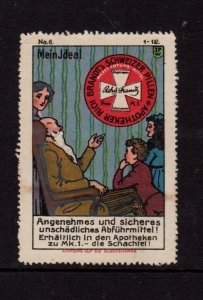 German Advertising Stamp - Laxan #6 My Ideal - Artist J.P. Werth