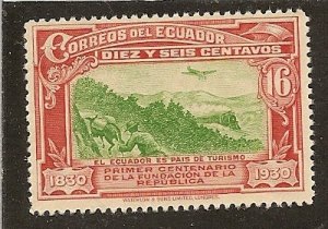 Ecuador   Scott 309  Train, Plane  Unused