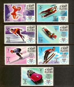 FUJEIRA Mi#214-220 full set MINT NEVER HINGED