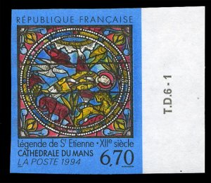 France, 1950-Present #2402 (YT 2859) Cat€61, 1994 St. Julians Catherdral (S...