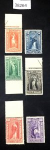 MOMEN: US STAMPS   #PR120-PR125 MINT OG NH $710  LOT #38264