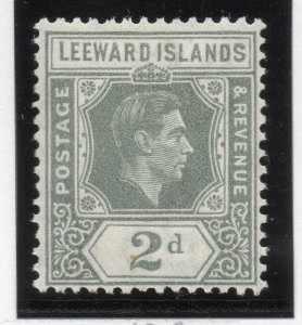 Leeward Islands 1938-51 Early Issue Fine Mint Hinged 2d. 050711