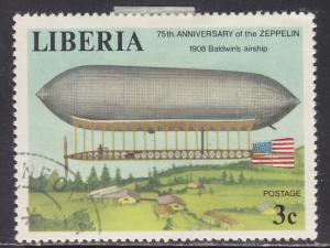 Liberia 802 75th Anniv. of the Zeppelin 1978
