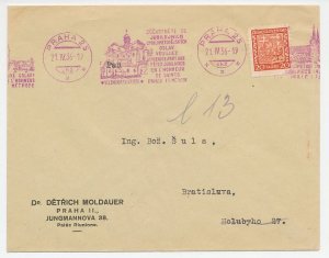 Cover / Postmark Czechoslovakia 1936 St. Cyril - St. Methodius - Velehrad