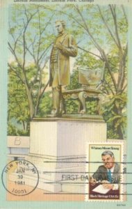 1875  15c  WHITNEY YOUNG - Tichnor Bros. post card   