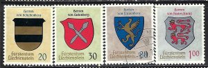 Liechtenstein 396-99 VFU ARMS Z8137