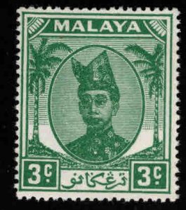 Malaya Trengganu Scott 55 Sultan Ismail Nasiruddin Shah MH* stamp