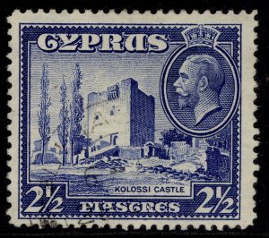 CYPRUS GV SG138, 2½pi ultramarine, FINE USED.