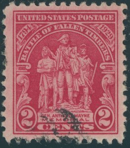 US 680 Battle of Fallen Timbers Issue; Used -- See details and scan