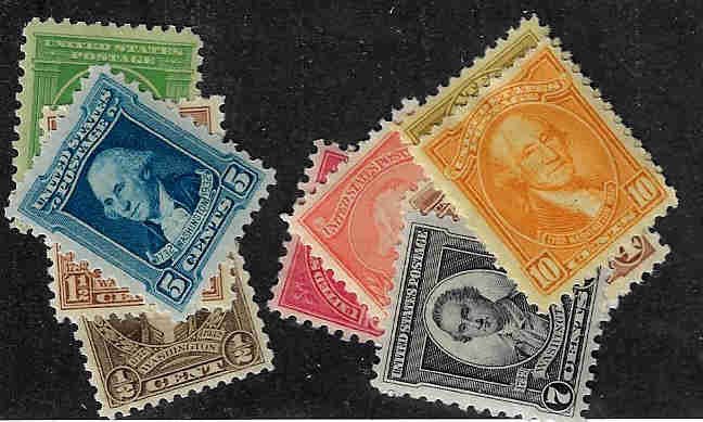 704-715 Mint,OG,H/NH... SCV $21.85
