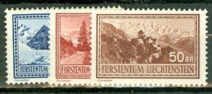 HO: Liechtenstein 116-129 MNH CV $275