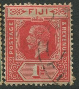 Fiji - Scott 81 - KGV Definitive Issue -1912 -Die I - Used - Single 1d Stamp