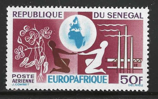 [S1061] Senegal Scott # C36 1964 MNH Europafrique