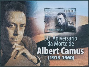 Sao Tome & Principe 2010 MNH Writers Stamps Albert Camus Literature People 1v SS