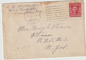 U.S Scott 319 type 2 on cover