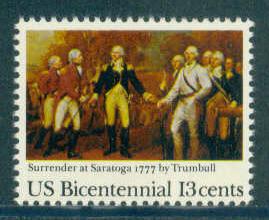 1728 13c Saratoga Fine MNH