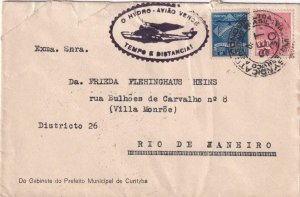 1930, Curitiba to Rio de Janeiro, Brazil Via Condor, See Remark (41866)